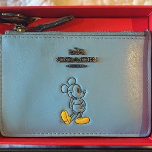 Disney x Coach Mini Skinny ID Wallet